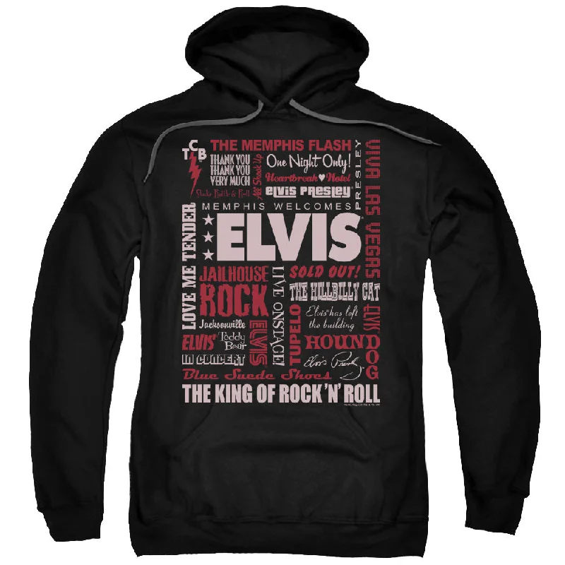 Bargain Prices Elvis Presley Hoodie Flashback Black Hoody