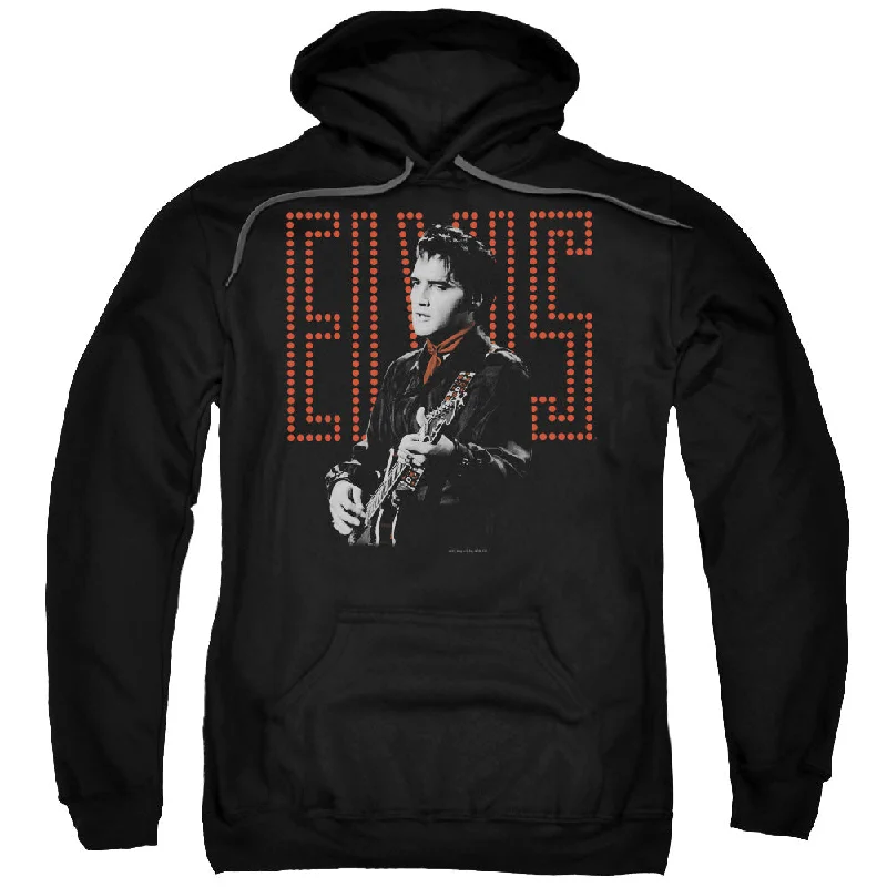 Epic Deals Elvis Presley Hoodie Guitar Man Black Hoody