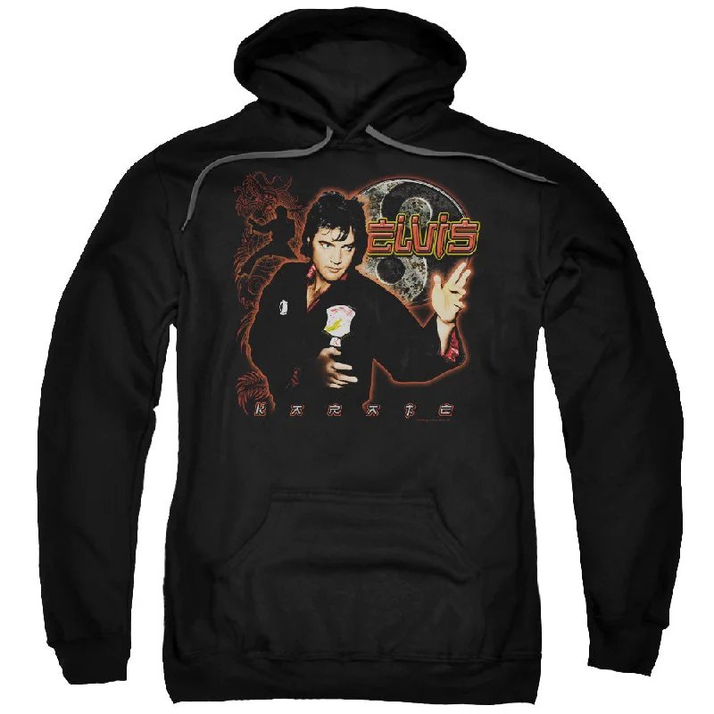 Special Promotion Elvis Presley Hoodie Karate Black Hoody