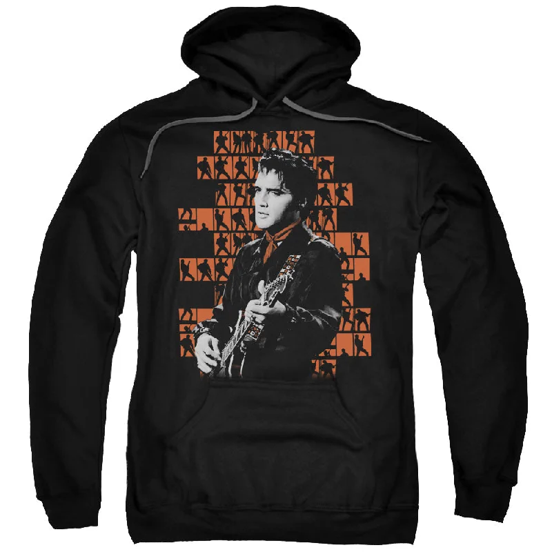Major Savings Elvis Presley Hoodie Poses Black Hoody