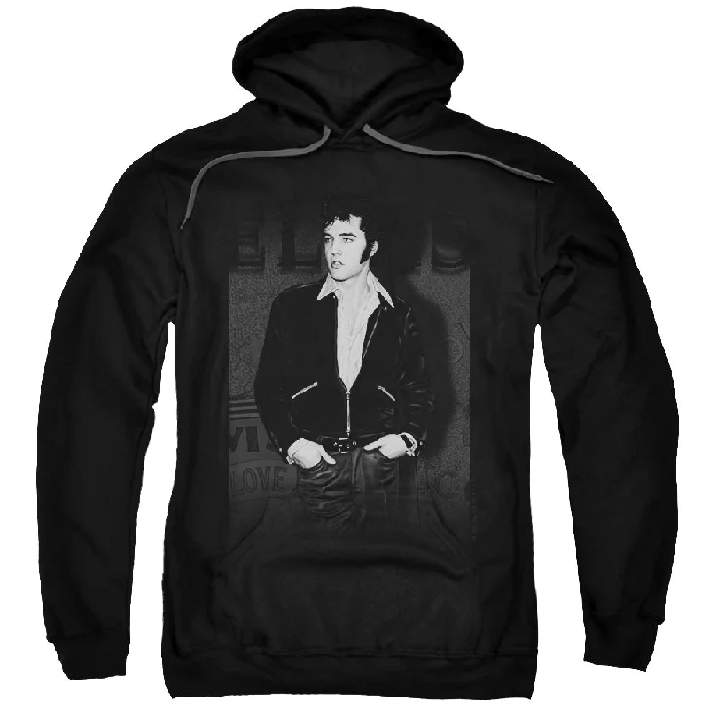 Don't Miss Elvis Presley Hoodie Posing Black Hoody
