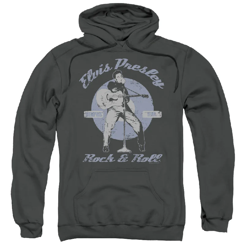 Exclusive Savings Elvis Presley Hoodie Rock and Roll Charcoal Hoody