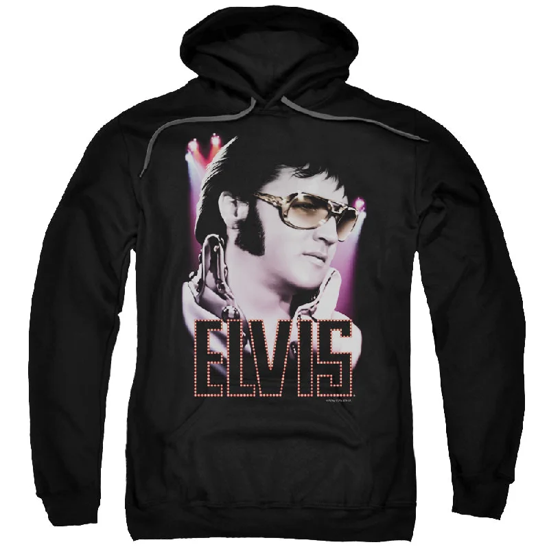 Big Discounts Elvis Presley Hoodie Sideburns Black Hoody