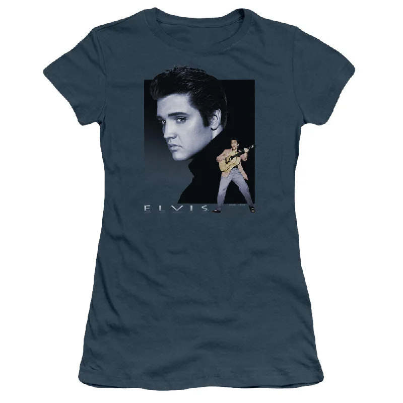 Quick Sale Elvis Presley Juniors T-Shirt Rocker Slate Tee