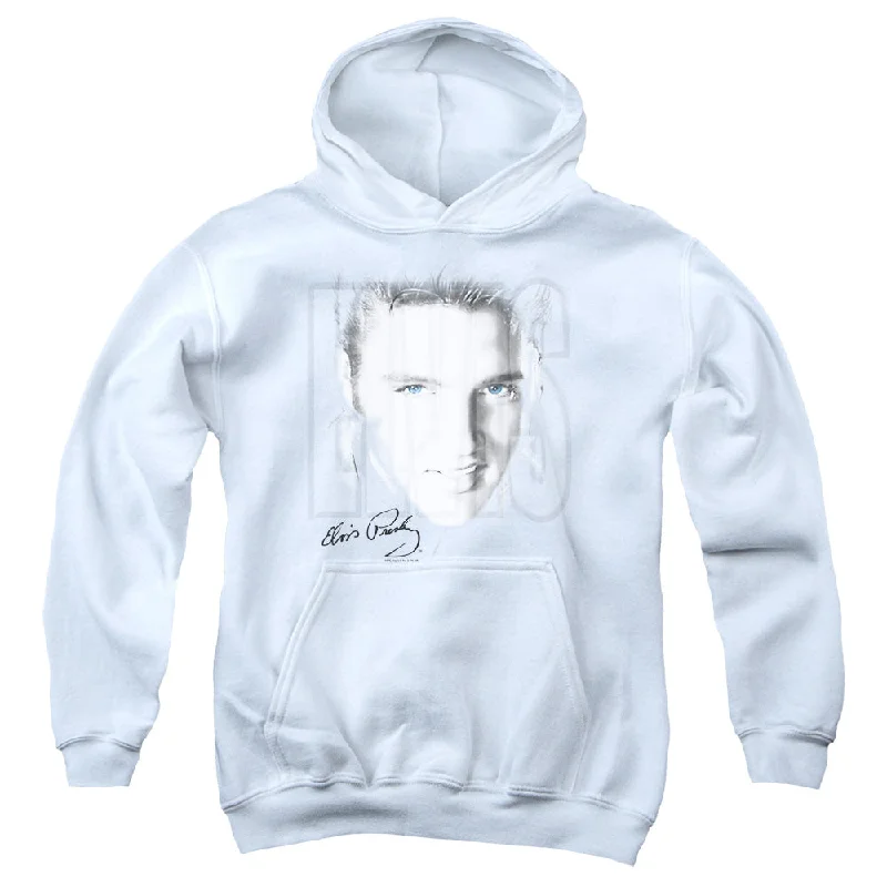 Savings Galore Elvis Presley Kids Hoodie Blue Eyes White Hoody