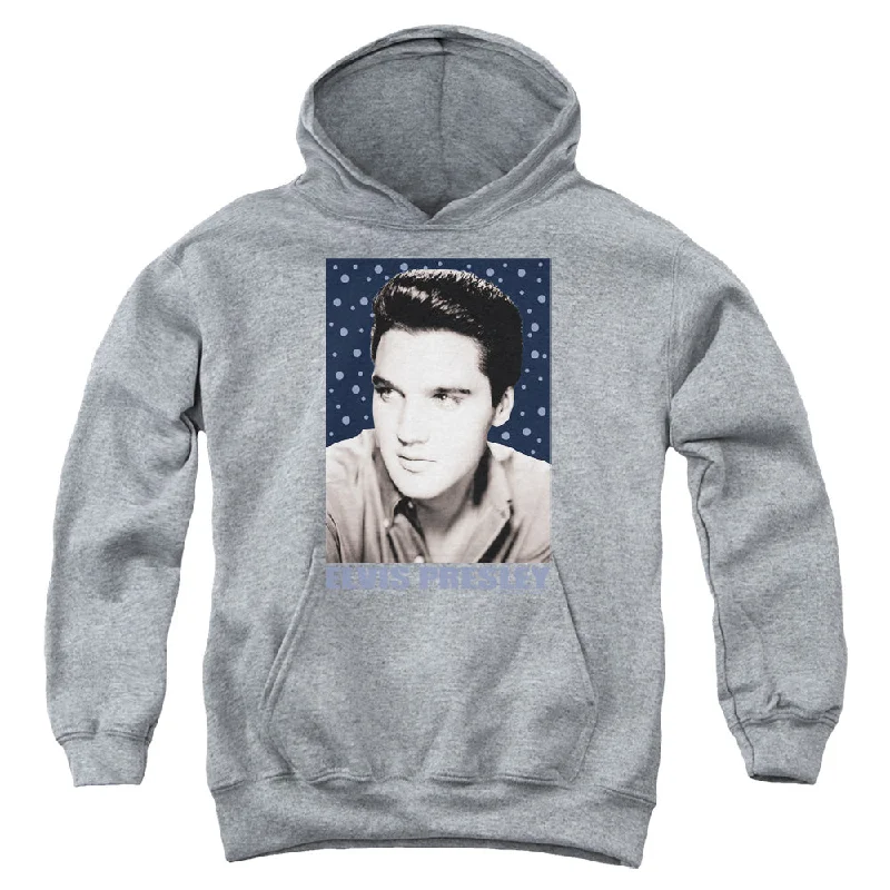 Super Sale Elvis Presley Kids Hoodie Bubbles Portrait Athletic Heather Hoody