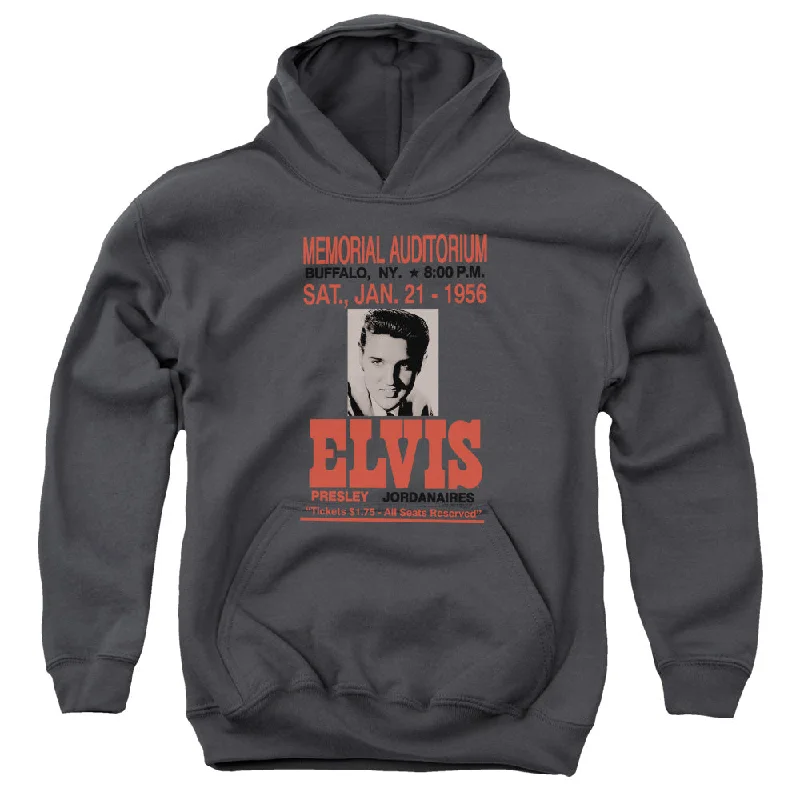 Price Buster Elvis Presley Kids Hoodie Buffalo 1956 Charcoal Hoody