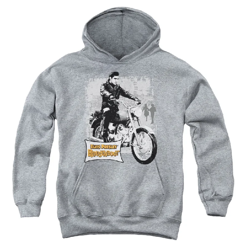 Best Bargains Elvis Presley Kids Hoodie Roustabout Athletic Heather Hoody
