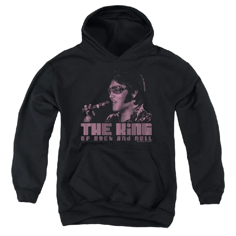 Reduced Prices Elvis Presley Kids Hoodie The King Black Hoody