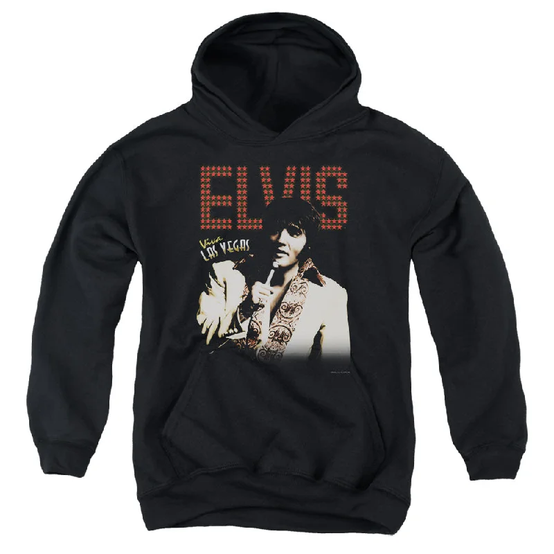 Clearance Event Elvis Presley Kids Hoodie Viva Las Vegas Stars Black Hoody