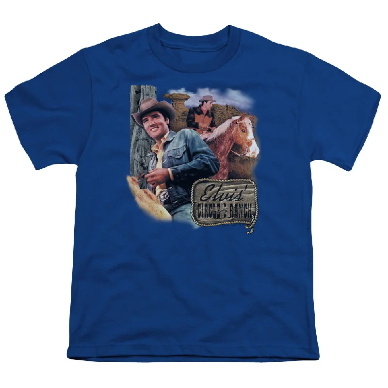 Weekend Deal Elvis Presley Kids T-Shirt Circle G Ranch Royal Tee