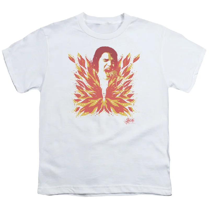 Deep Discounts Elvis Presley Kids T-Shirt His Latest Flame White Tee