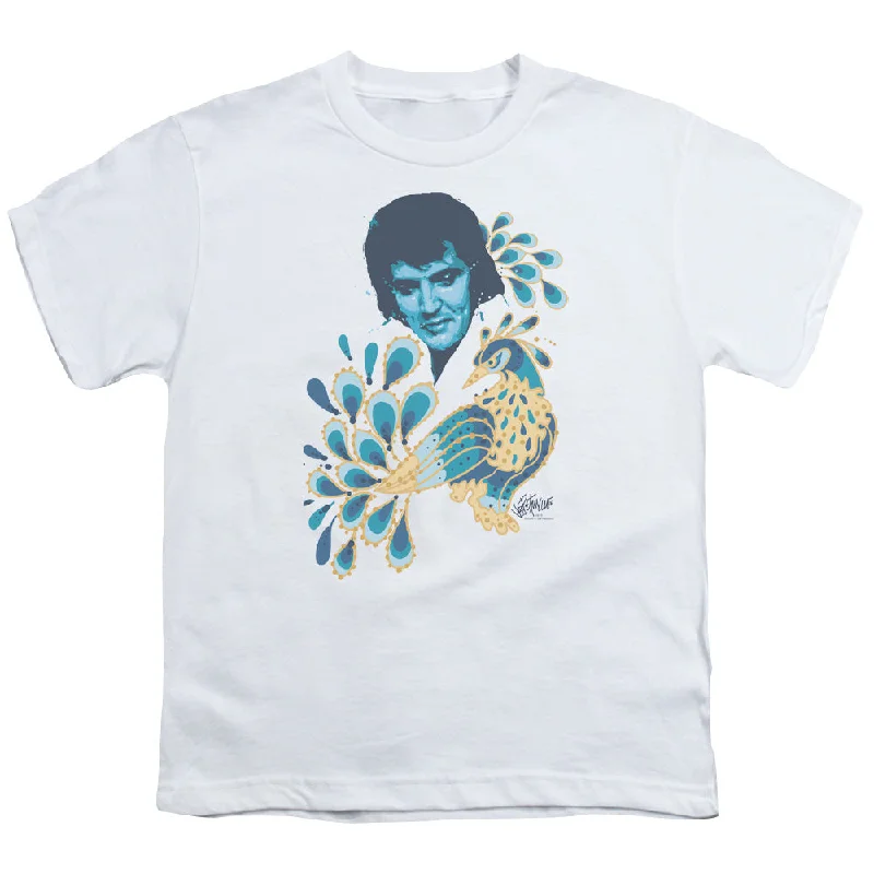 Daily Deals Elvis Presley Kids T-Shirt Peacock Suit White Tee