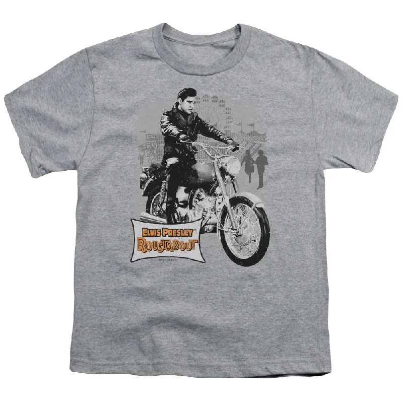 Deal Mania Elvis Presley Kids T-Shirt Roustabout Athletic Heather Tee