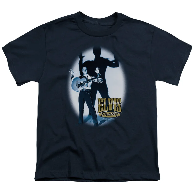 Friends and Family Sale Elvis Presley Kids T-Shirt Shadow Navy Tee