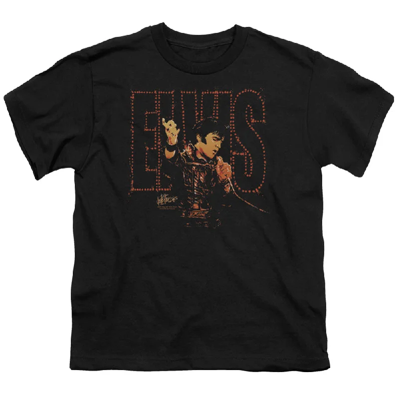 Markdowns Elvis Presley Kids T-Shirt Take My Hand Black Tee