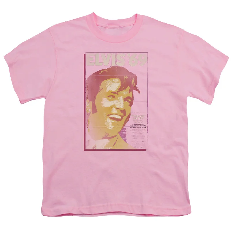 Mega Sale Elvis Presley Kids T-Shirt The Trouble with Girls Pink Tee