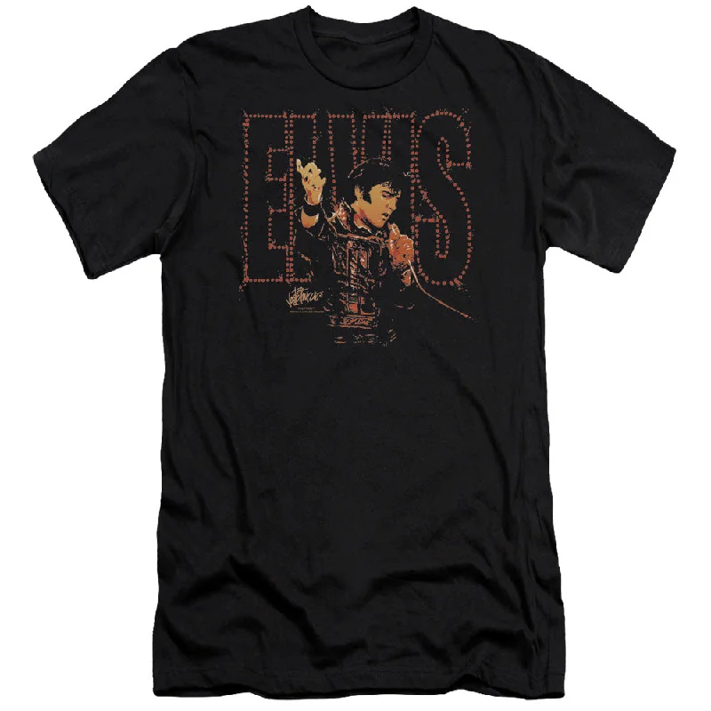 Great Deals Elvis Presley Premium Canvas T-Shirt Take My Hand Black Tee