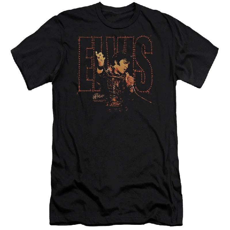 Low Prices Elvis Presley Slim Fit T-Shirt Take My Hand Black Tee