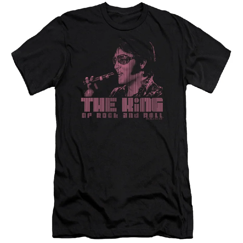 Early Access Elvis Presley Slim Fit T-Shirt The King Black Tee