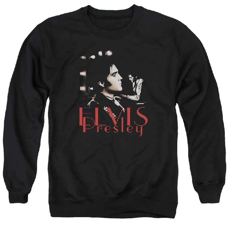 Huge Discounts Elvis Presley Sweatshirt Memories Black Pullover