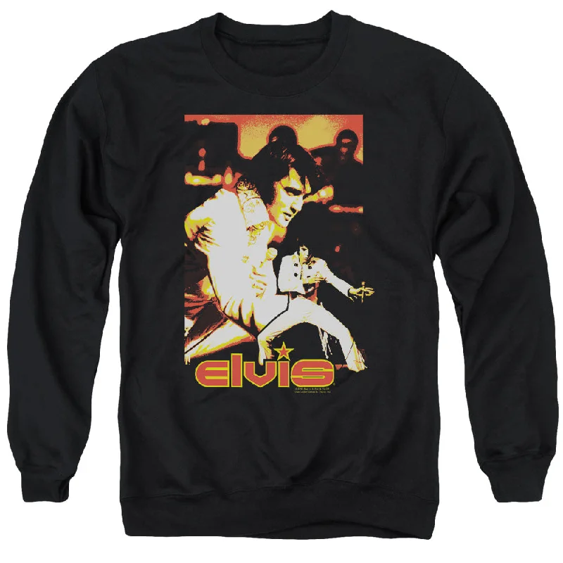 Limited Quantity Elvis Presley Sweatshirt Moves Black Pullover