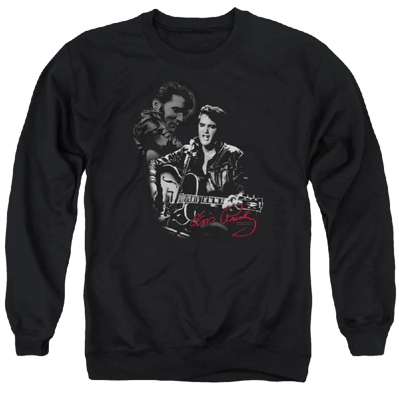 Super Sale Elvis Presley Sweatshirt Performance Black Pullover