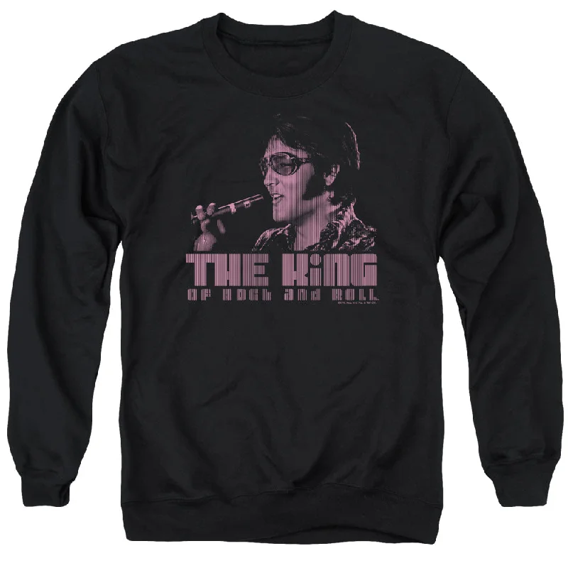 Deal of the Week Elvis Presley Sweatshirt The King Black Pullover