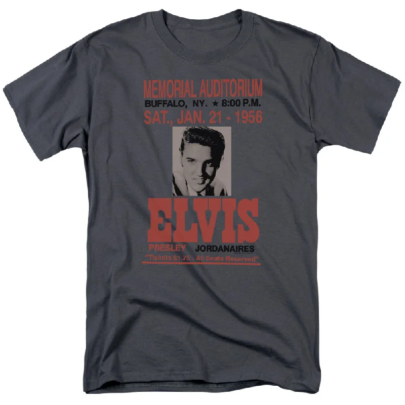Markdown Madness Elvis Presley T-Shirt Buffalo 1956 Charcoal Tee