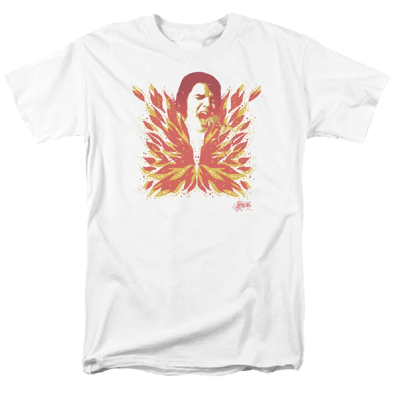 Price Reduction Elvis Presley T-Shirt His Latest Flame White Tee