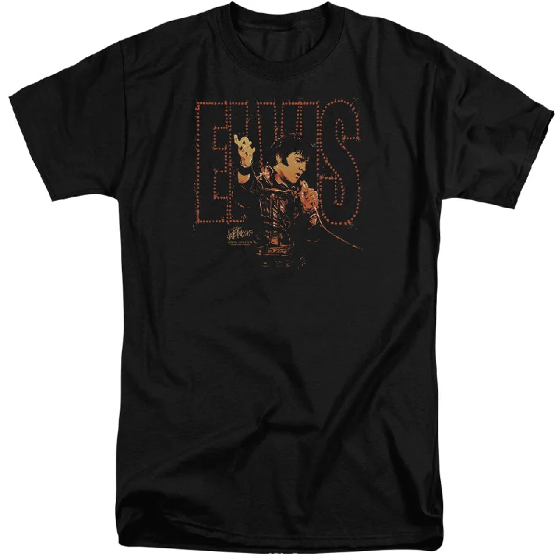Super Sale Elvis Presley Tall T-Shirt Take My Hand Black Tee