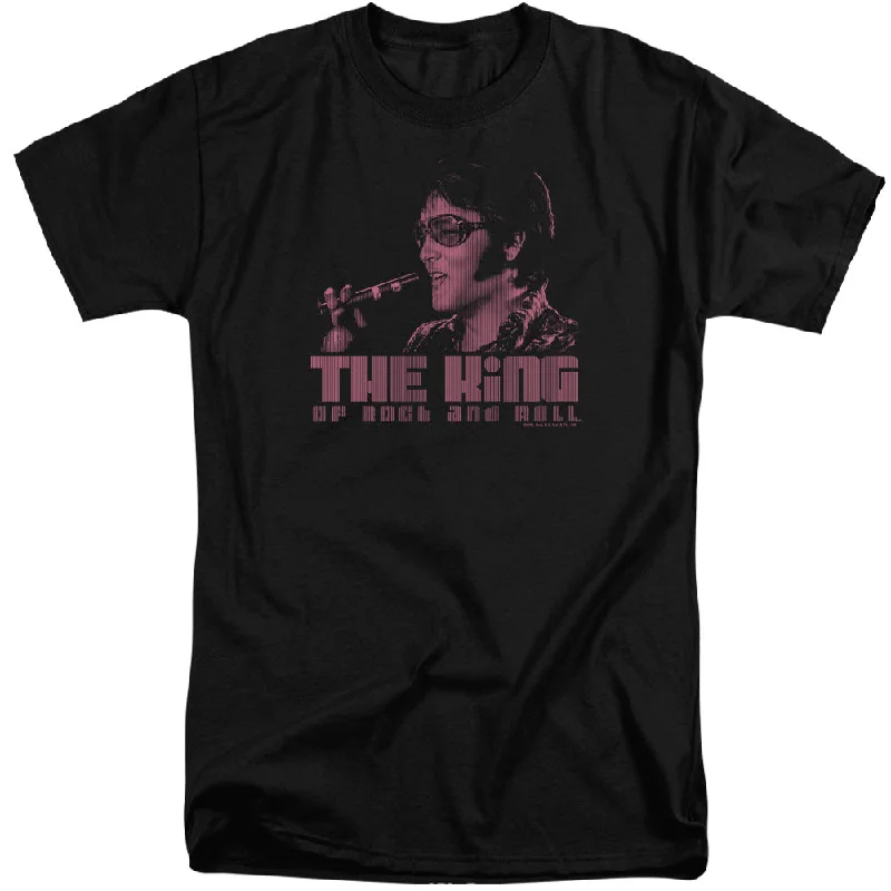 Must-Have Deals Elvis Presley Tall T-Shirt The King Black Tee