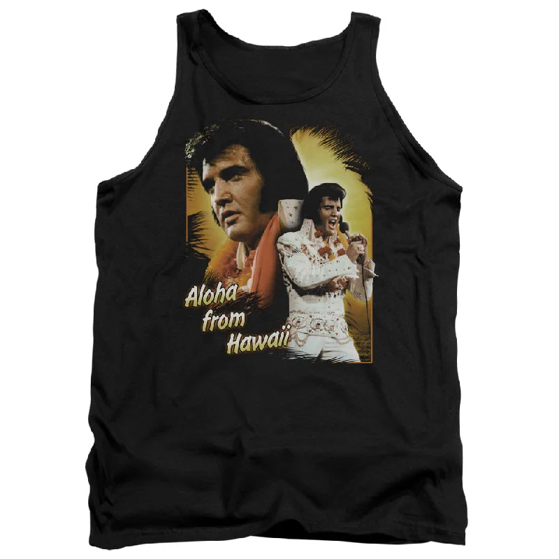 TIME-Limited Offer Elvis Presley Tanktop Aloha from Hawaii Black Tank