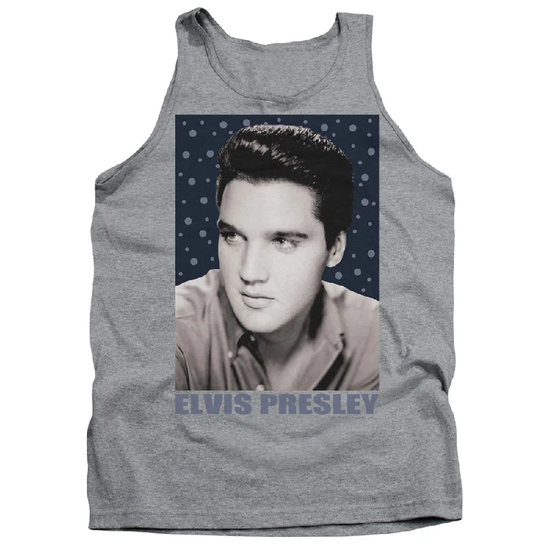 Reduced Prices Elvis Presley Tanktop Bubbles Portrait Athletic Heather Tank