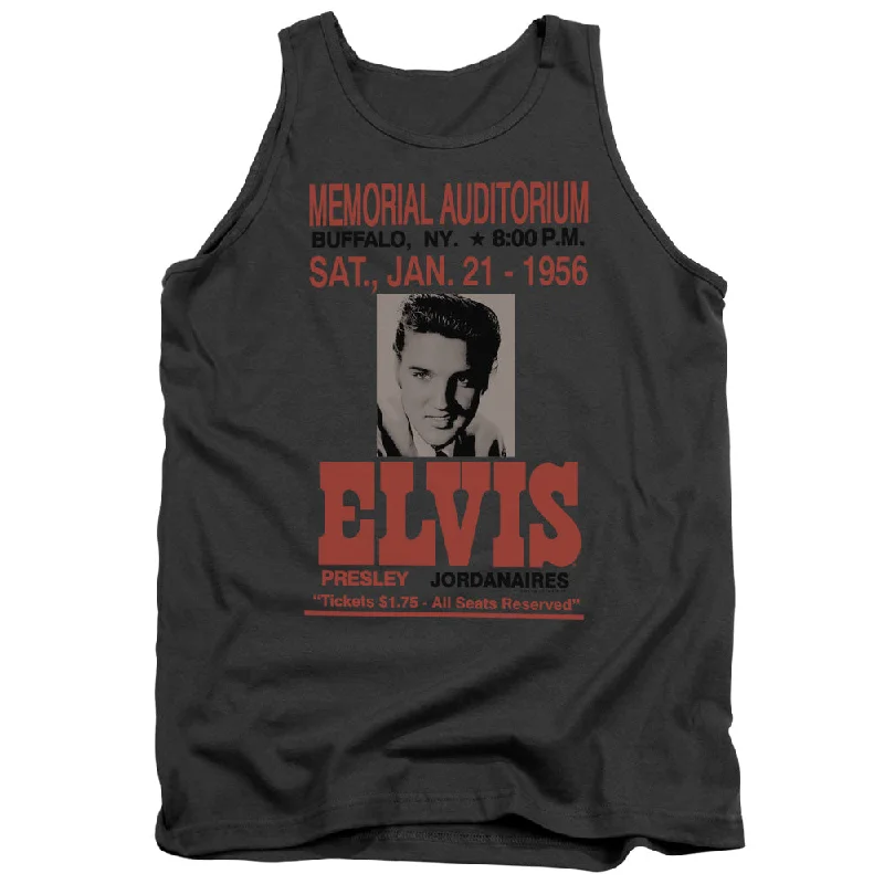 Mega Deal Elvis Presley Tanktop Buffalo 1956 Charcoal Tank