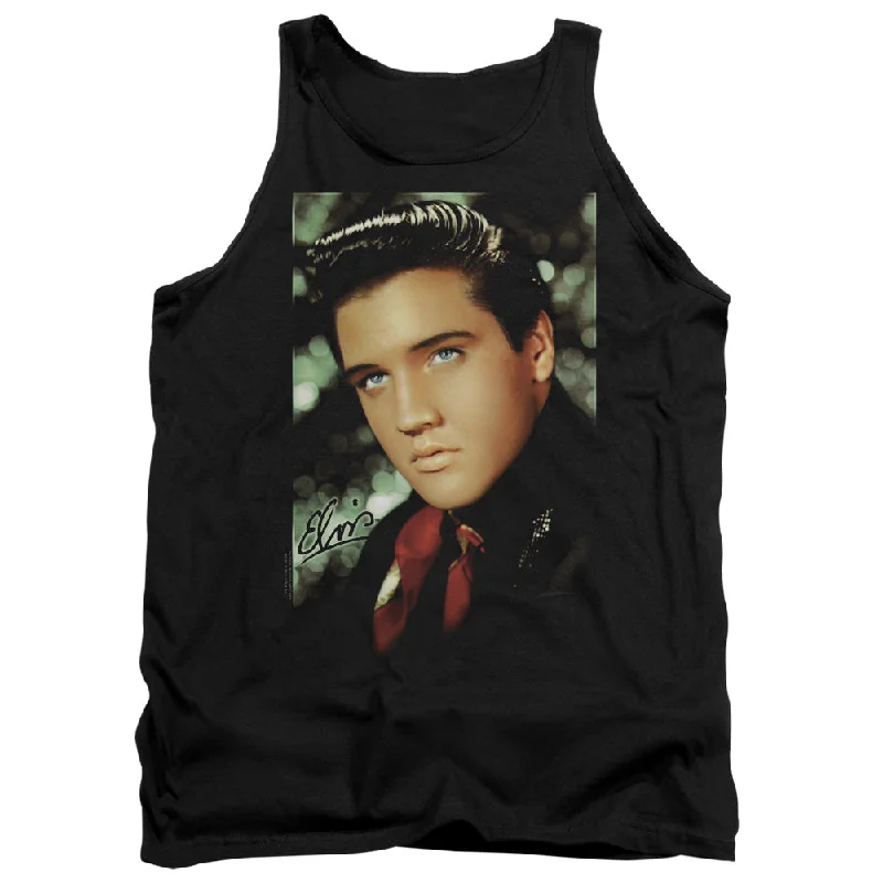 Hot Deal Elvis Presley Tanktop Dreamy Portrait Black Tank