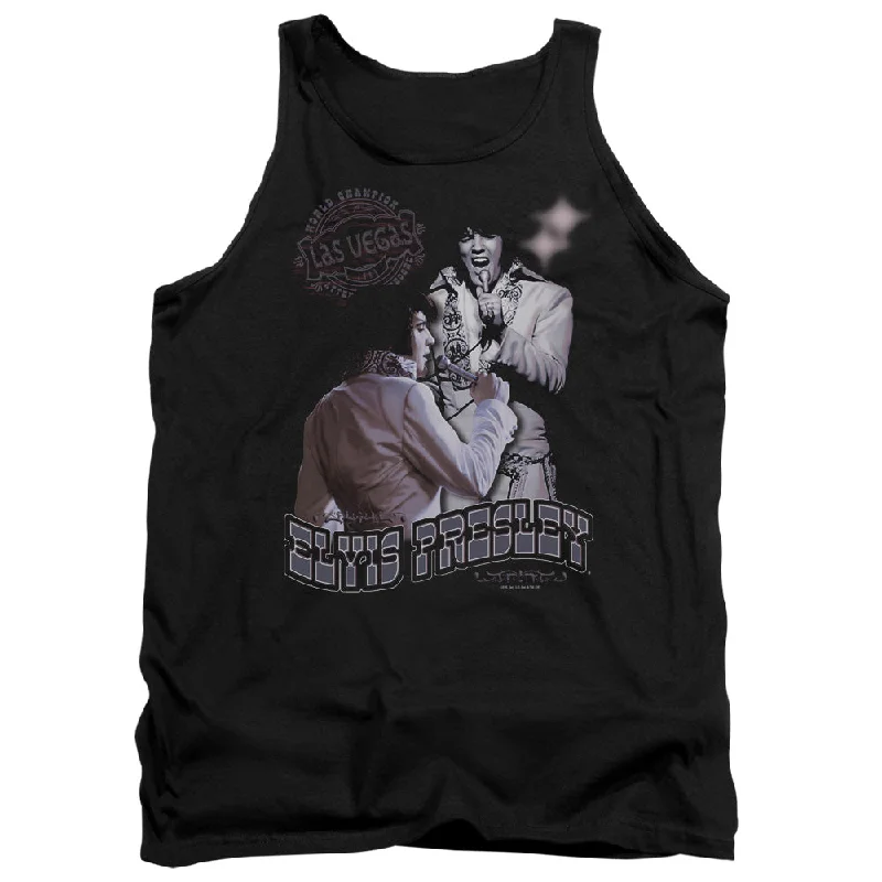 Price Buster Elvis Presley Tanktop Las Vegas Black Tank