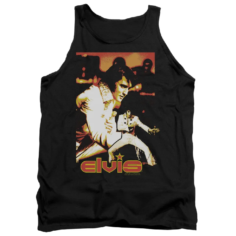 Massive Deals Elvis Presley Moves Black Tank Top - Adult Sizes