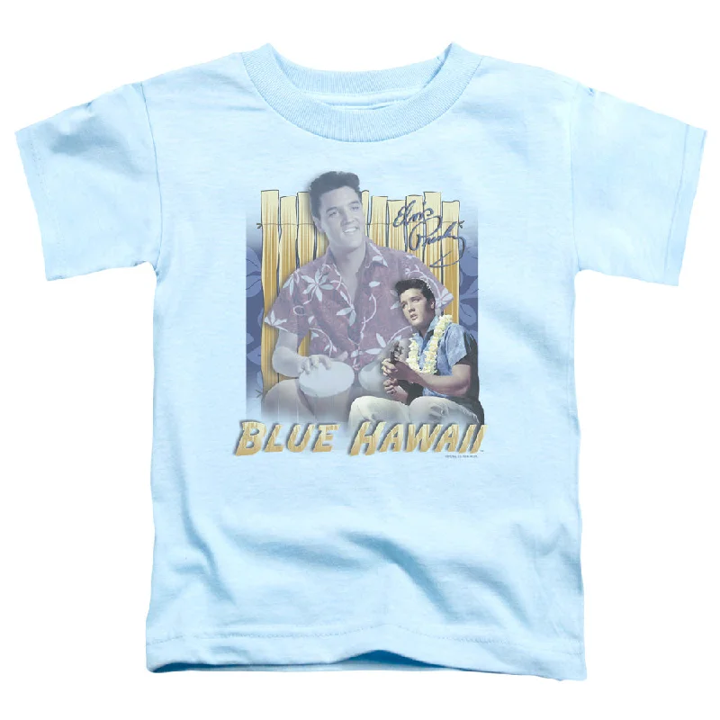 Clearance Items Elvis Presley Toddler T-Shirt Blue Hawaii Carolina Blue Tee