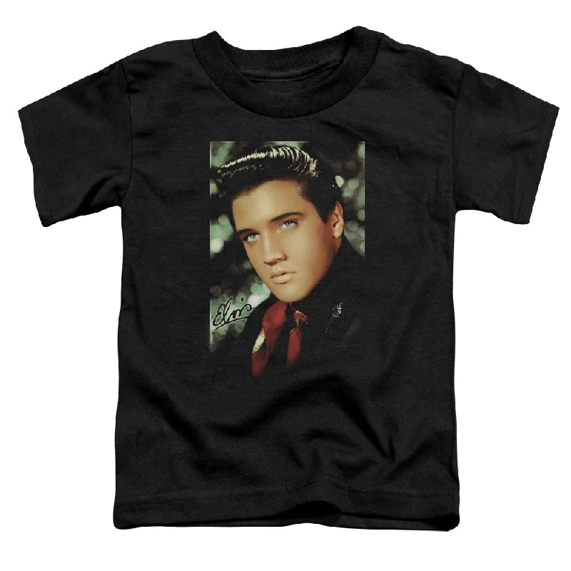 Price Drop Elvis Presley Toddler T-Shirt Dreamy Portrait Black Tee