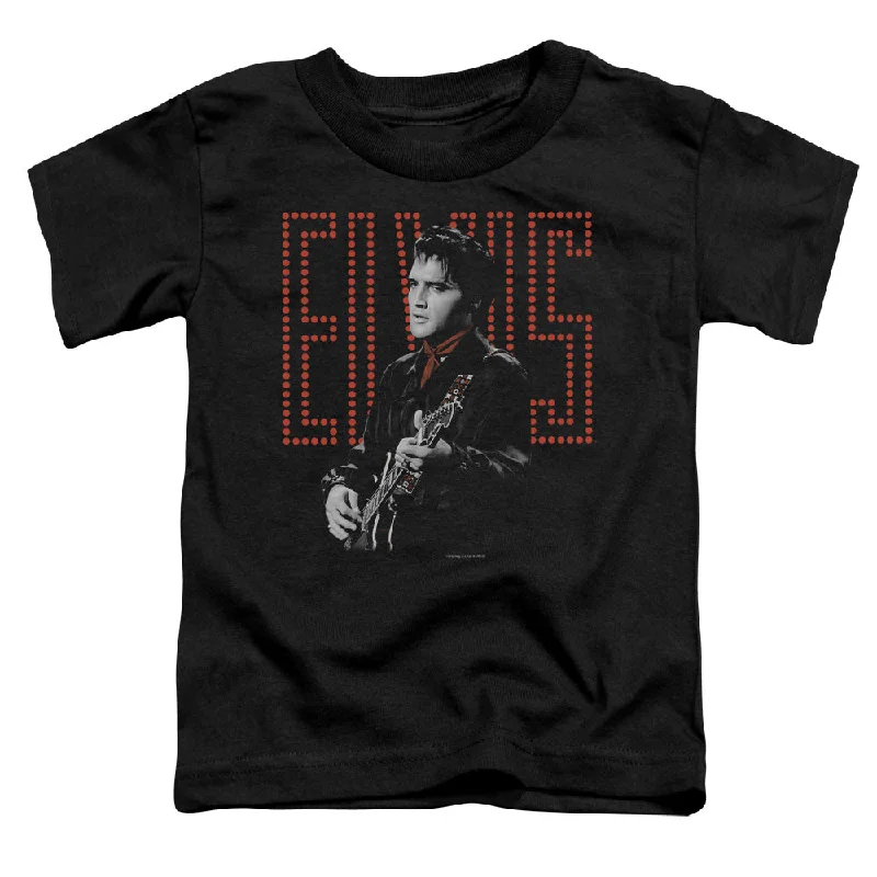 Can't Miss Elvis Presley Toddler T-Shirt Guitar Man Black Tee