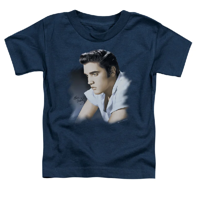 Savings Alert Elvis Presley Toddler T-Shirt Profile Navy Tee