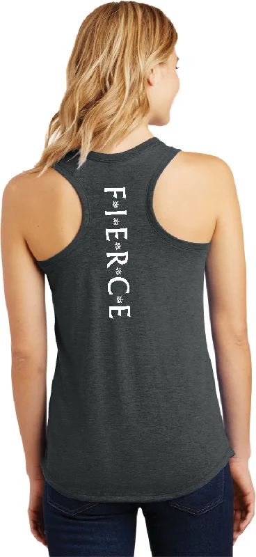 Low Prices Fierce Ladies Racerback Tank Top Back Print