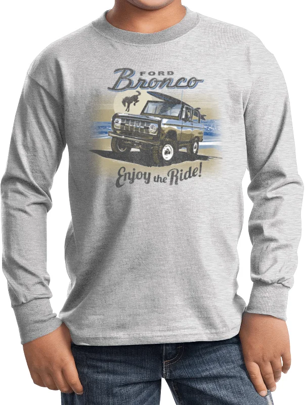 Price Rollback Ford Bronco Enjoy the Ride Kids Long Sleeve Shirt