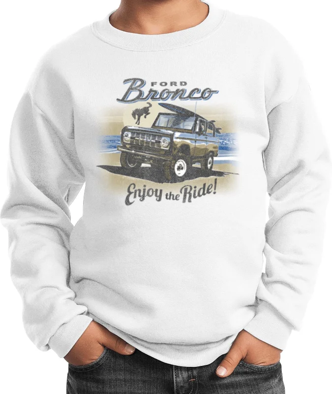 Price Reduction Ford Bronco Enjoy the Ride Kids Sweatshirt