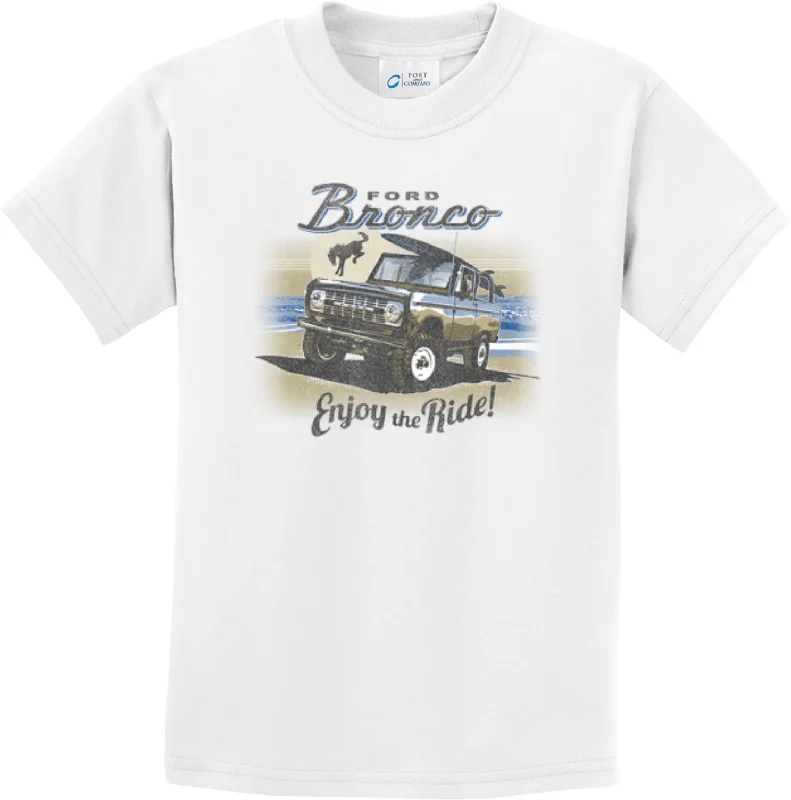 Price Cut Ford Bronco Enjoy the Ride Kids T-shirt