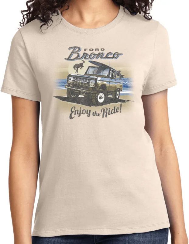 Online Only Ford Bronco Enjoy the Ride Ladies Shirt