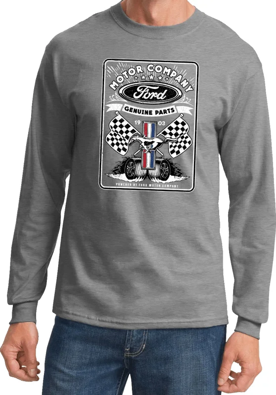 Can't Miss Ford Genuine Parts Racing Long Sleeve Shirt