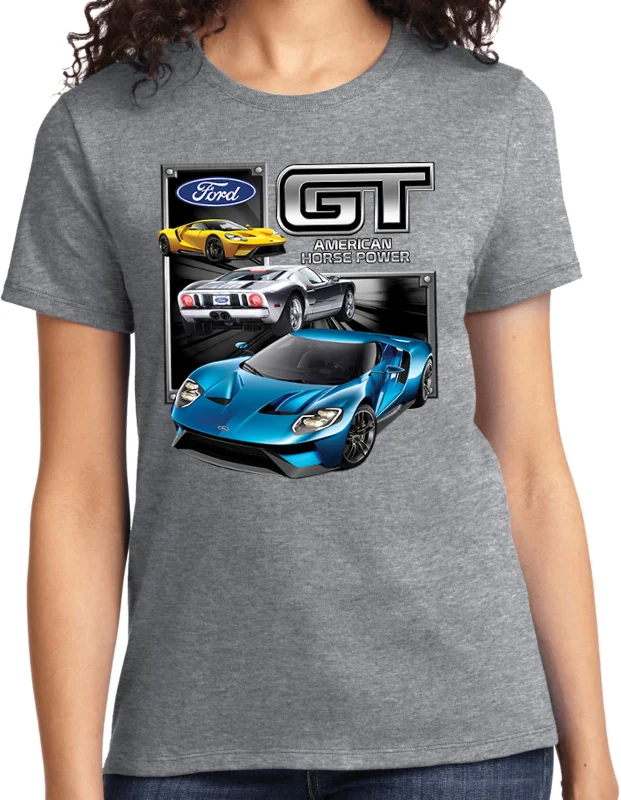 Year-End Sale Ford GT Supercar Ladies T-shirt