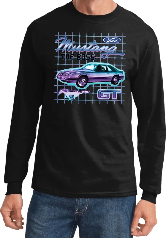 Weekend Deal Ford Mustang Long Sleeve Shirt Boss GT
